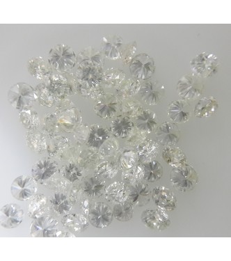 2.0mm Natural Loose Round Brilliant Cut Diamonds 10pc VS Clarity G Color for Setting
