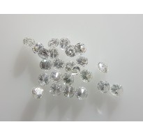 0.8-1mm 20pc VS Clarity F Color Natural Loose Brilliant Cut Diamonds Round for Setting 