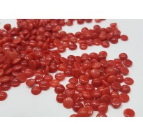Natural Loose Red/Orange Coral 3mm Cabochon Round for Setting 10cts Quantity 