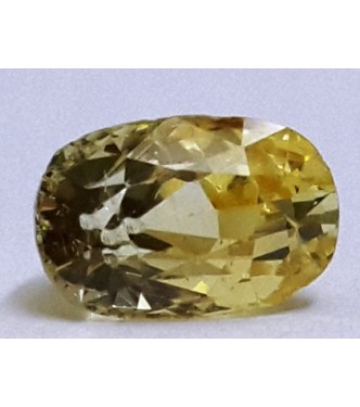 3.02cts Natural Loose Yellow Sapphire Non-Heated Non-Treated VVS Clarity, Intense Color