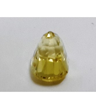 3.02cts Natural Loose Yellow Sapphire Non-Heated Non-Treated VVS Clarity, Intense Color